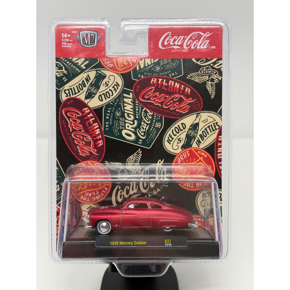M2 Machines Coca-Cola 1949 Mercury Custom A37 24-03 Red 1:64
